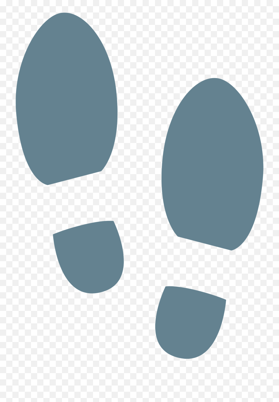 Footsteps Clipart - Dot Emoji,Footsteps Clipart