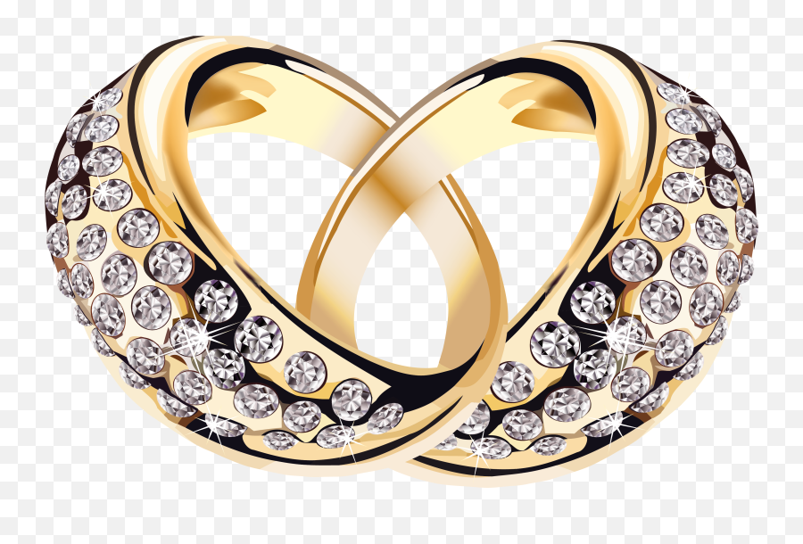 Jewellery Background Png - Engagement Couple Rings Png Emoji,Gold Background Png