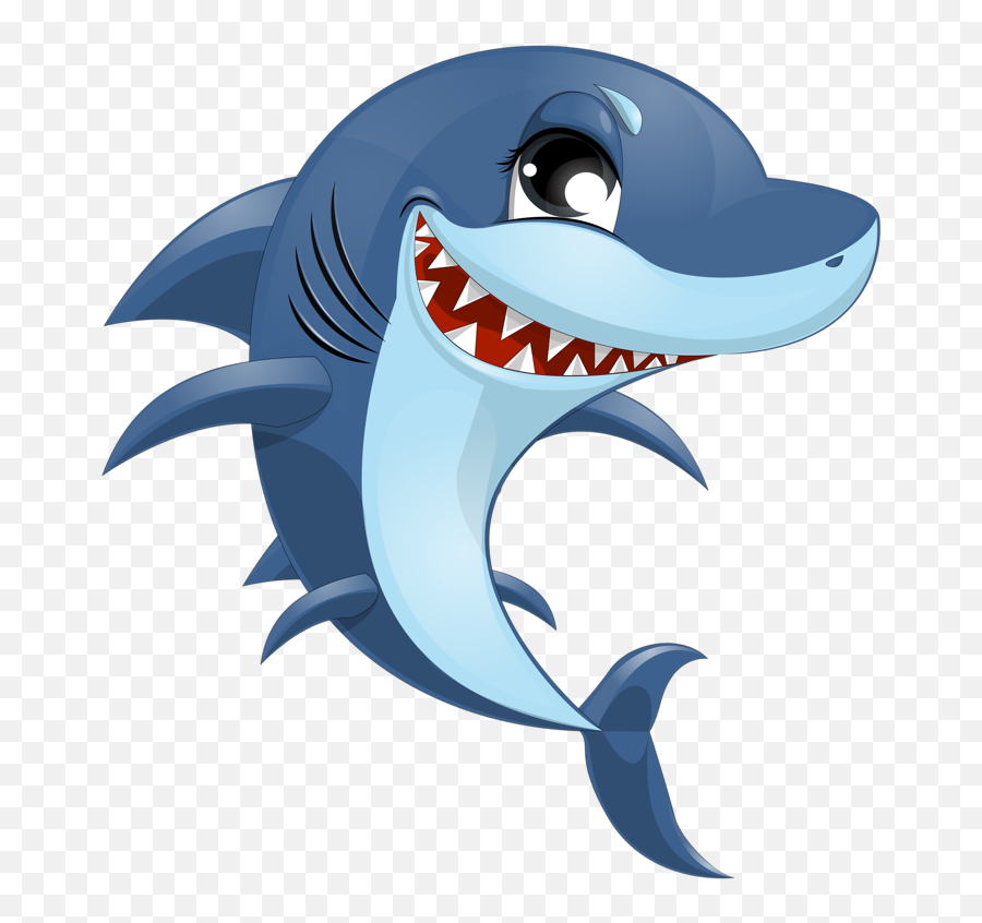 Food Clipart Shark - Coloring Baby Shark Png Download Sharks Emoji,Baby Shark Png