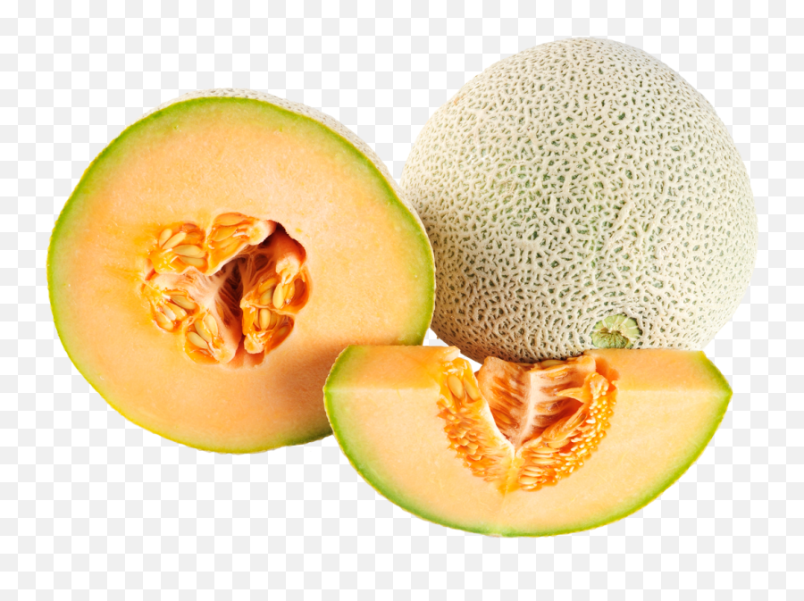 Ripe Cantaloupe Melon Png Image - Melon Png Emoji,Melon Png