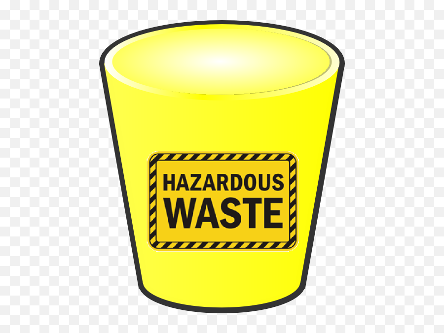 Smartsign By Lyle Smartsign Aluminum - Hazardous Garbage Can Cartoon Emoji,Universal Clipart