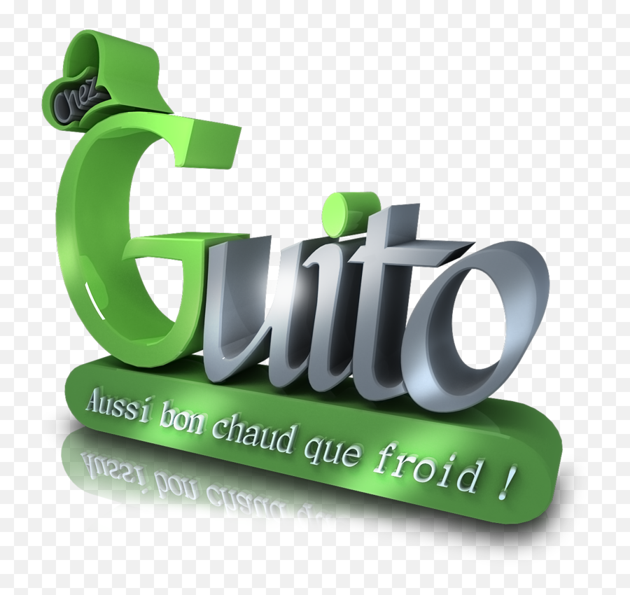 Chez Guito 3d Logo By Umair Saleem At Coroflotcom - Horizontal Emoji,3d Logo