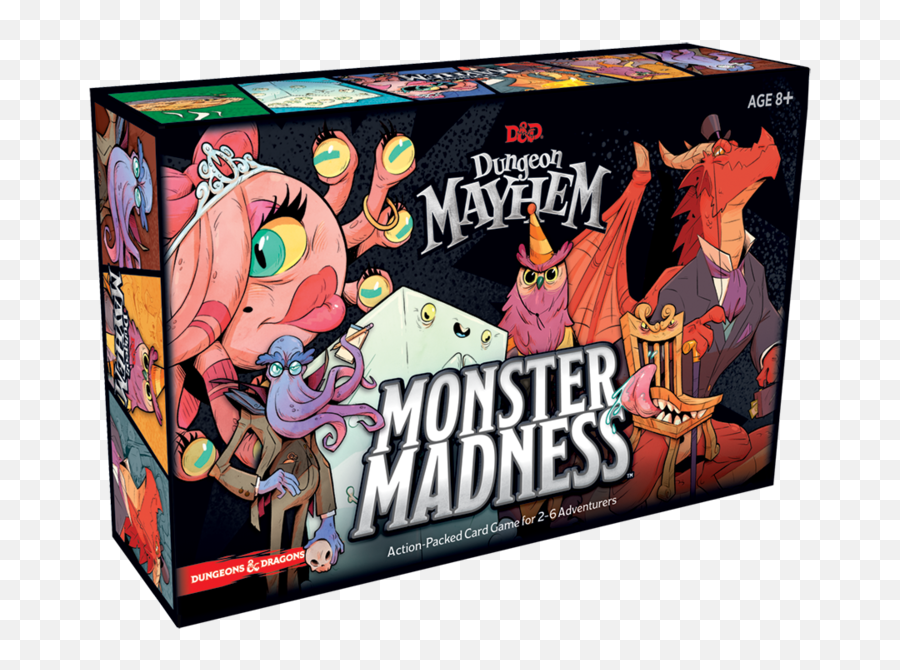 Wizards Of The Coast Dungeon Mayhem - Dungeon Mayhem Monster Madness Emoji,Wizards Of The Coast Logo