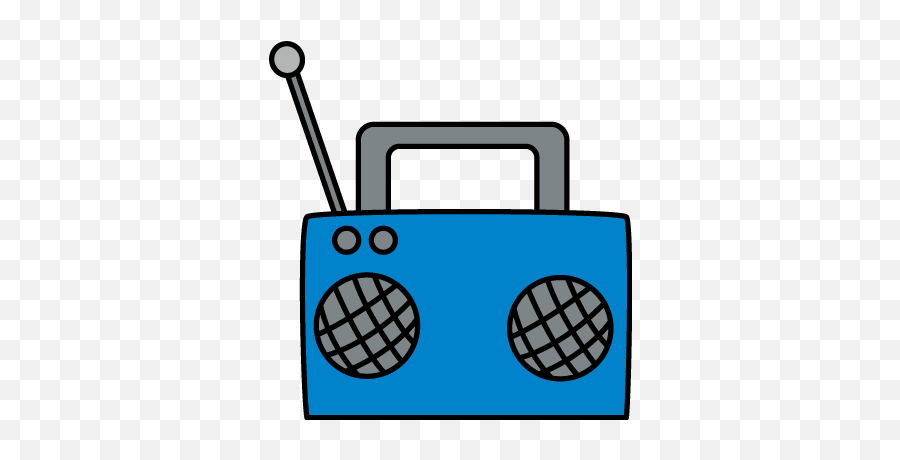 Radio Clipart Transparent Png Image - Lyme Regis Emoji,Speakers Clipart