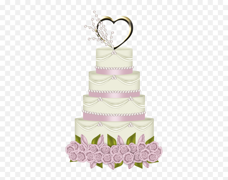Wedding Cake Clipart - Clipart Wedding Cake Transparent Emoji,Wedding Cakes Clipart