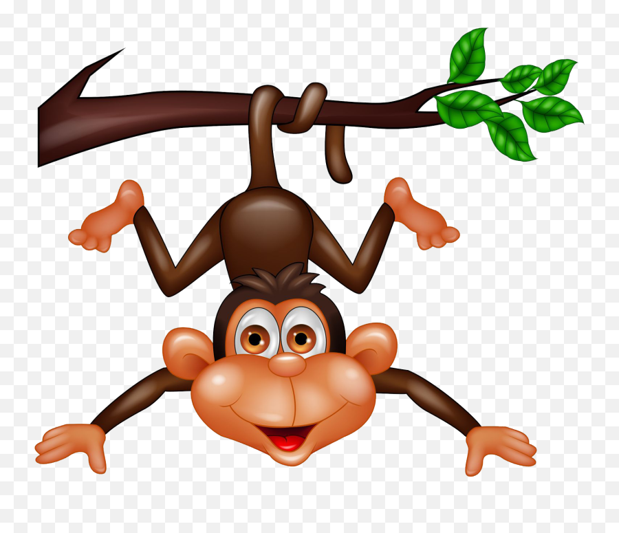 Upside Down Hanging Monkey Clipart Download - 100 Of The Hanging Monkey Clipart Emoji,100 Clipart