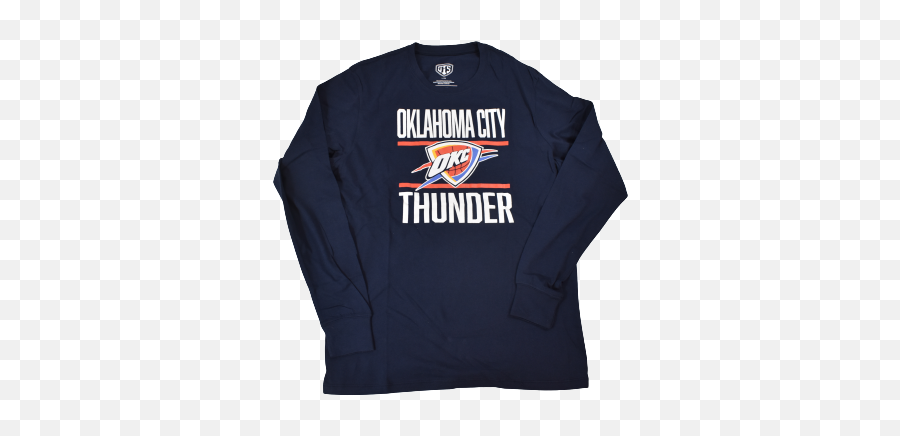 Ots Mens Nba Okc Oklahoma City Thunder Basketball Shirt New L Emoji,New Thunder Logo