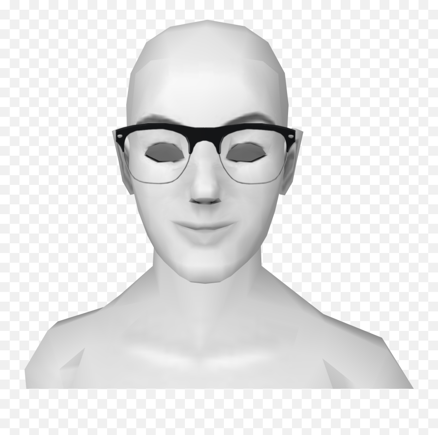 Wire Framed Hipster Glasses In Black Emoji,Hipster Glasses Png