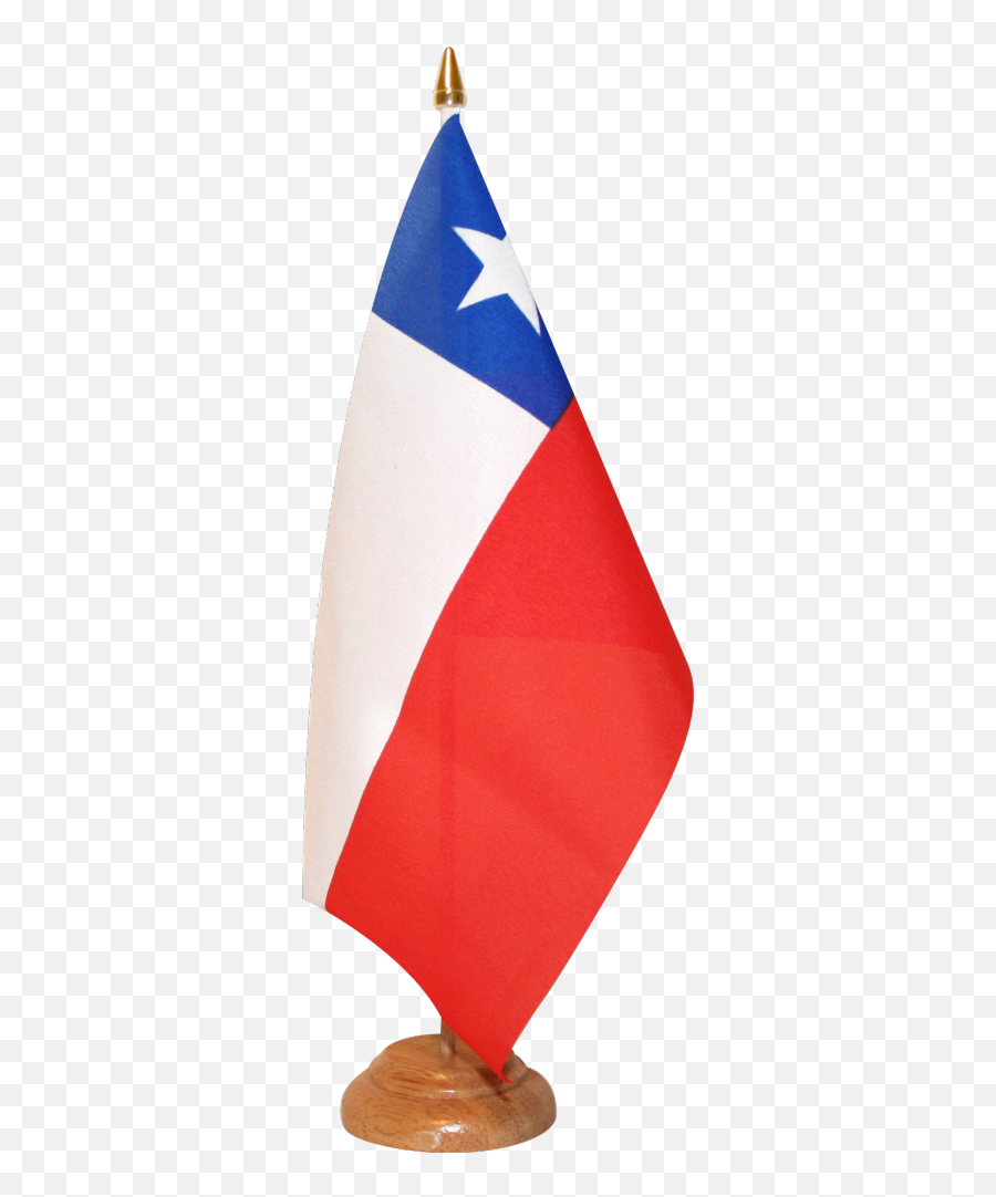 Download Hd Chile Table Flag - Drapeau Chili Transparent Png Emoji,Chile Flag Png