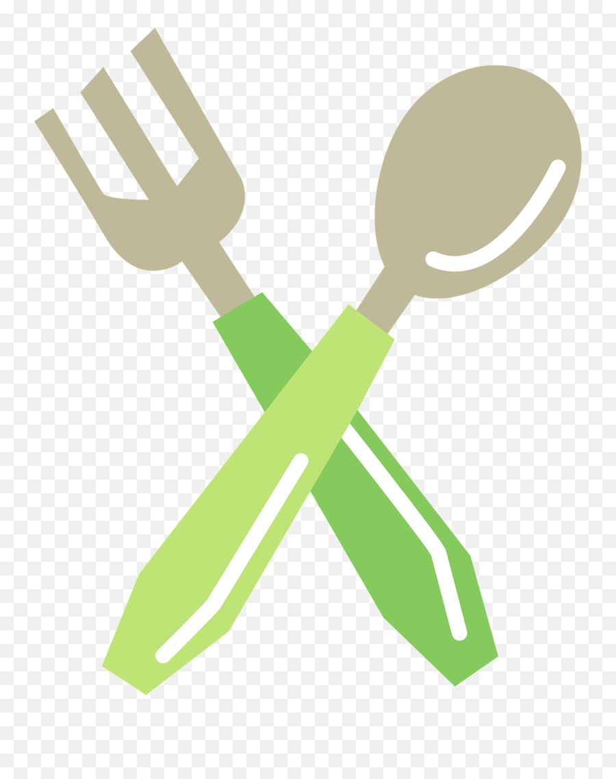 Spoon And Fork Clipart - Clipart Image Of Spoon And Fork Emoji,Spoon Clipart