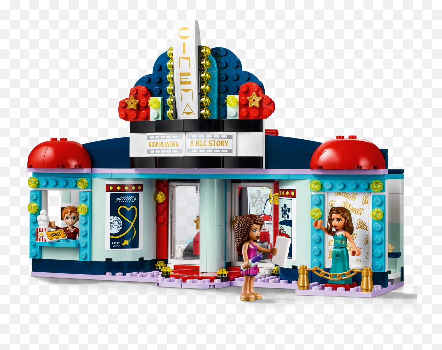 Heartlake City Movie Theater 41448 Friends Buy Online At The Official Lego Shop Ca Emoji,Movie Theater Png