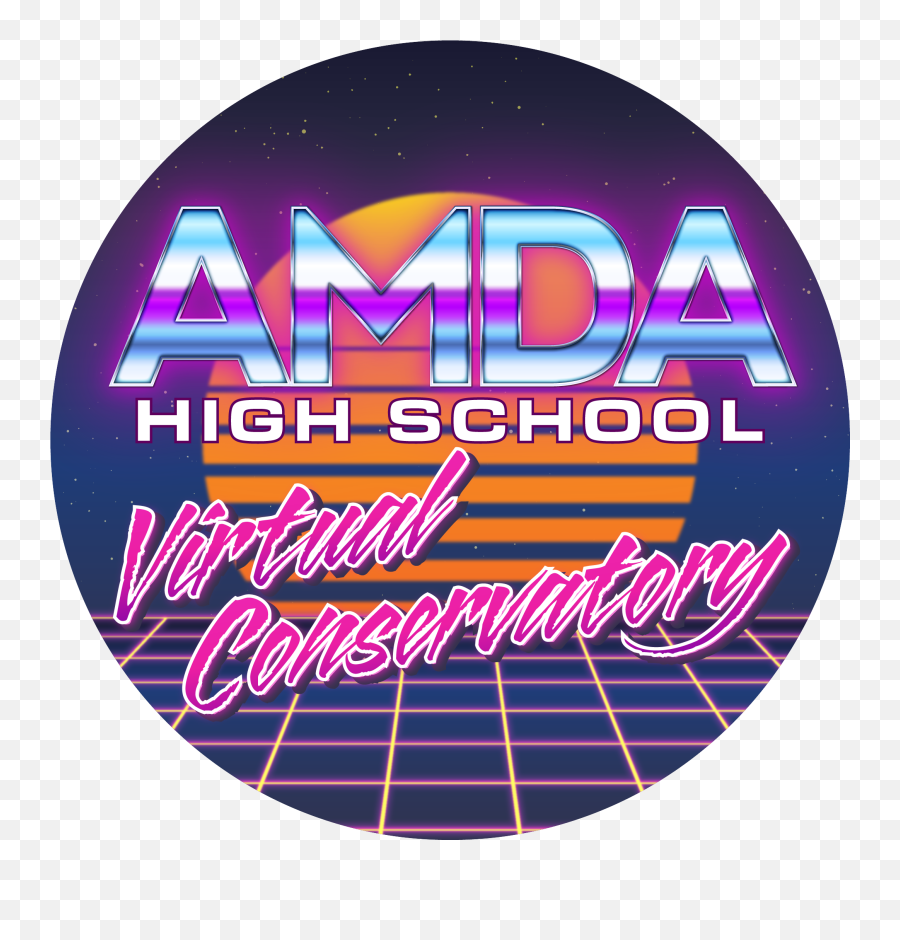 Amda Amda High School Virtual Conservatory Emoji,Virtual Console Logo
