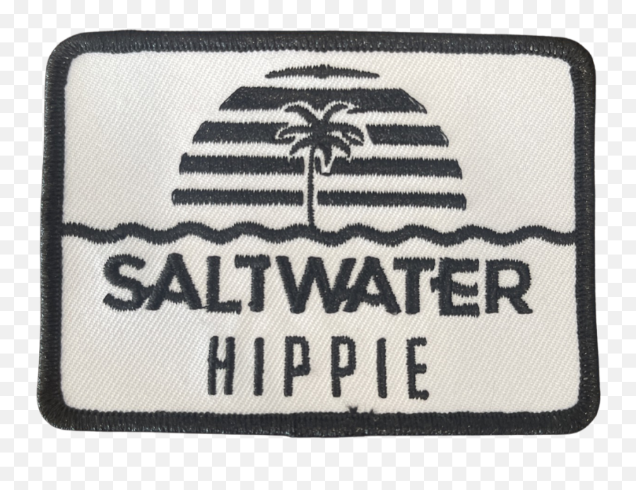 Hippie Horizon Patch Square Patch Saltwater Hippie Emoji,Hippy Logo