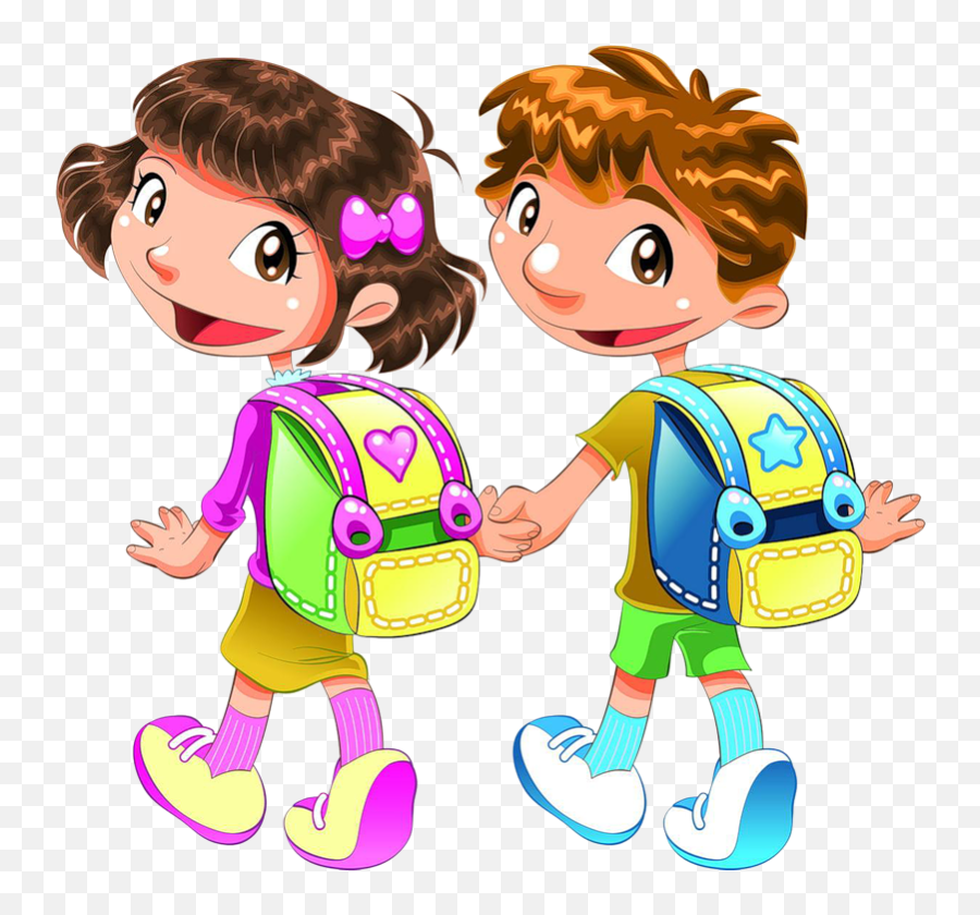 Pin Children Cartoon Clipart - Cartoons School Children Emoji,School Childrens Clipart