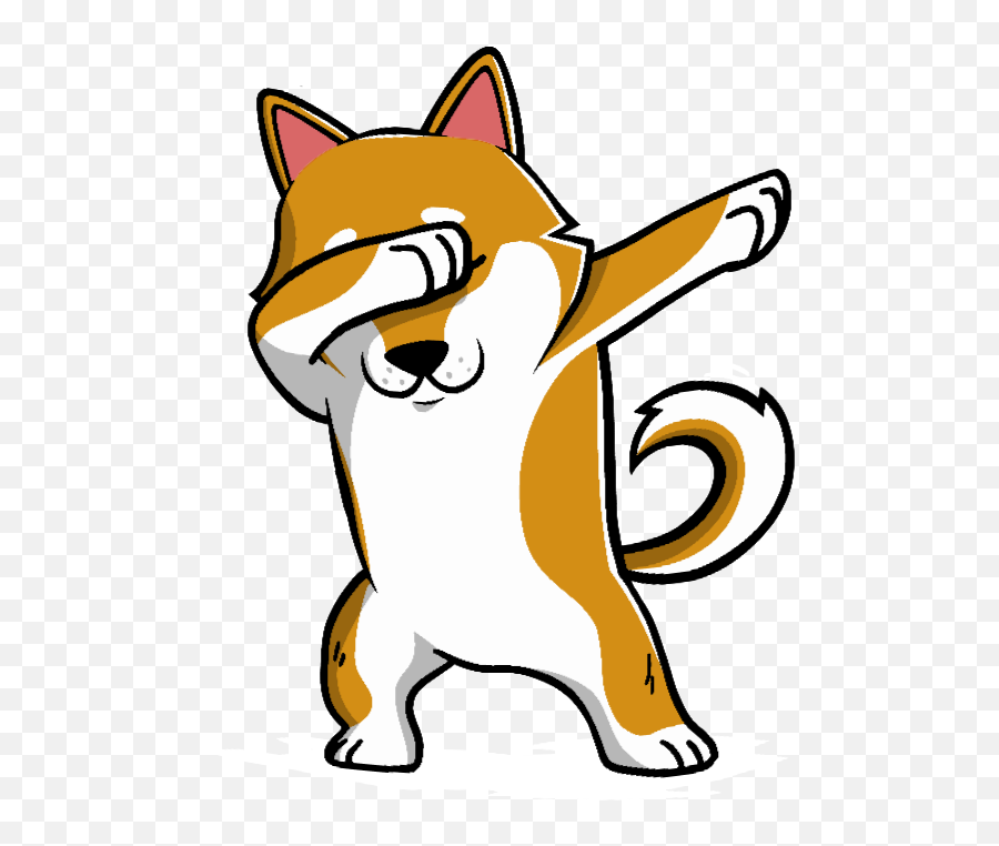 Shiba Inu Dabbing Color Changing Mug Funny Doge Meme Clipart Emoji,Changing Clipart