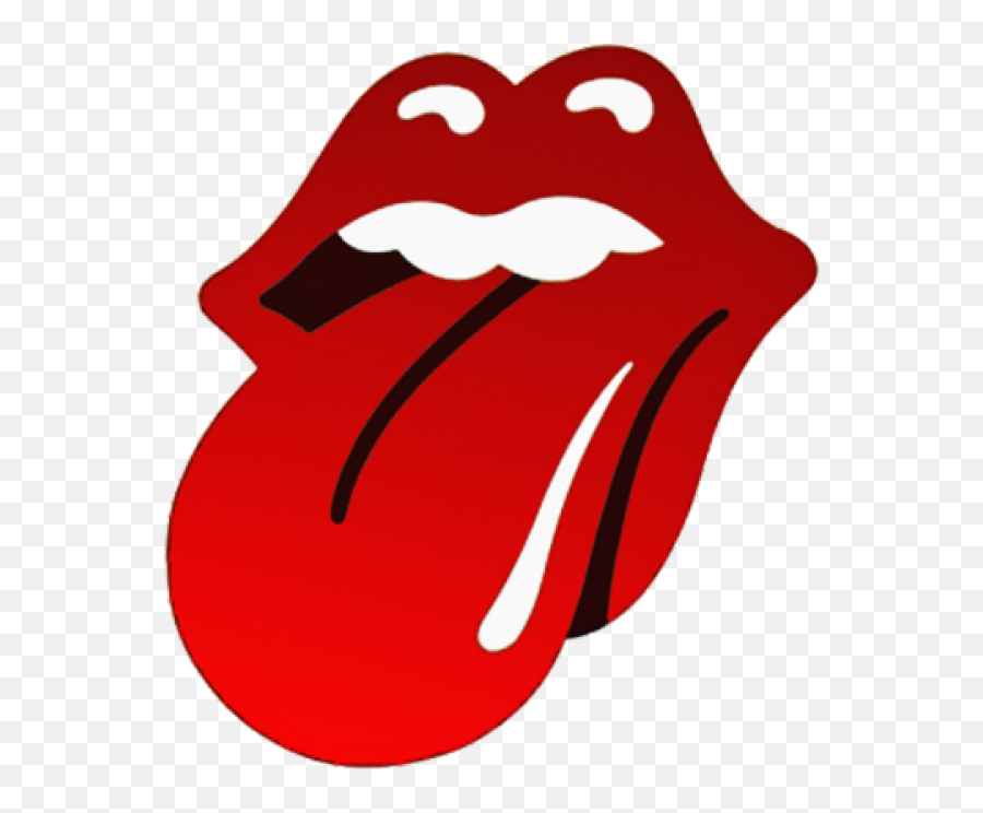 Rolling Stones Lips Logos - Transparent Rolling Stones Lips Png Emoji,Rolling Stone Logo