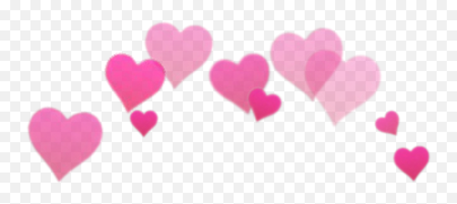 Free Transparent Picsart Photo Studio - Photobooth Hearts Png Emoji,Pink Heart Png