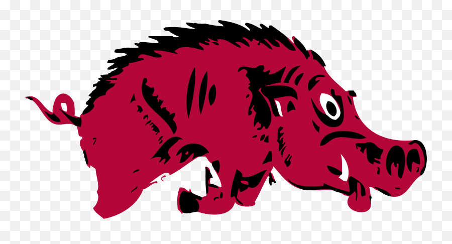 Arkansas Razorbacks Logo - Alternate Hog Logos Emoji,Arkansas Logo
