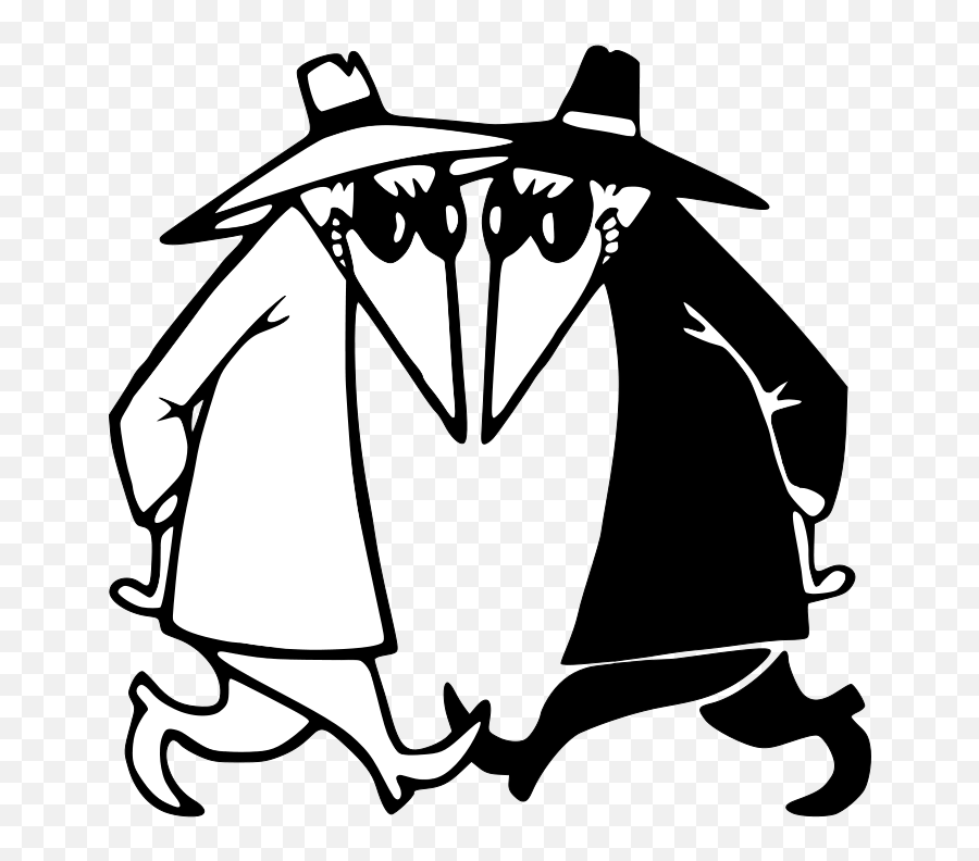 Secret Clipart Spy Stuff Secret Spy - Spy Vs Spy Cartoon Emoji,Spy Clipart