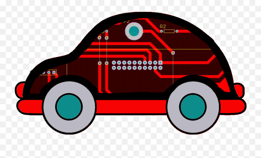 Uw - Makeathon Printed Circuit Car Texas Instruments Projects Language Emoji,Texas Instruments Logo