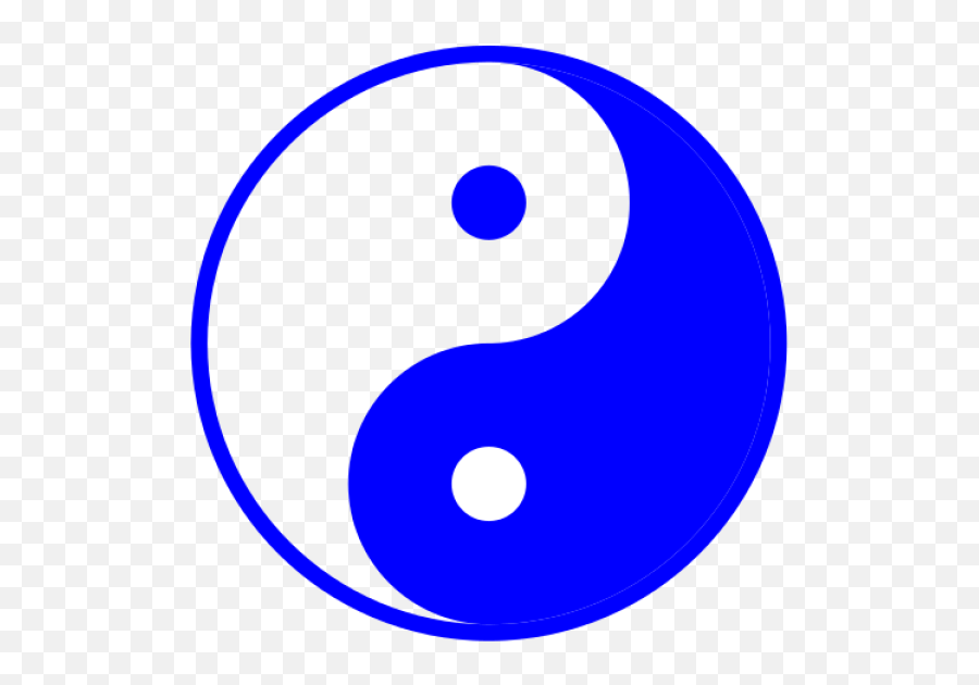 Yin Yang U2013 Free Svg Clipart - Yin Yang Blue Png Emoji,Yin And Yang Png