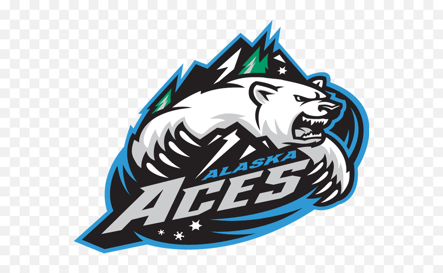 Sports Team Logos - Alaska Aces Emoji,Polar Bear Logo