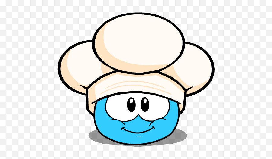 Download Hd Chefu0027s Hat In Puffle Interface - Chef Hat Puffle Hat Emoji,Chefs Hat Png