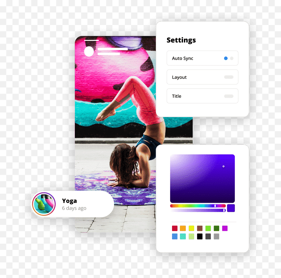 Embed And Save Instagram Stories On Any Website - Yoga Emoji,Custom Instagram Logo