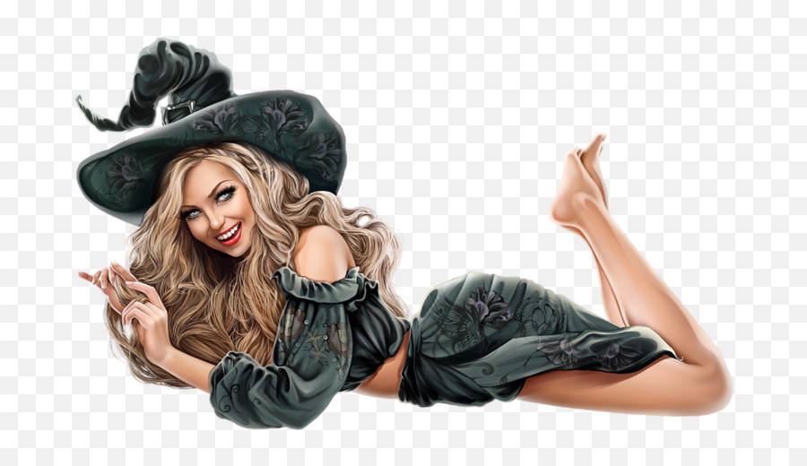 Witch Png - Fantasy Woman Transparent Background Emoji,Witch Hat Transparent
