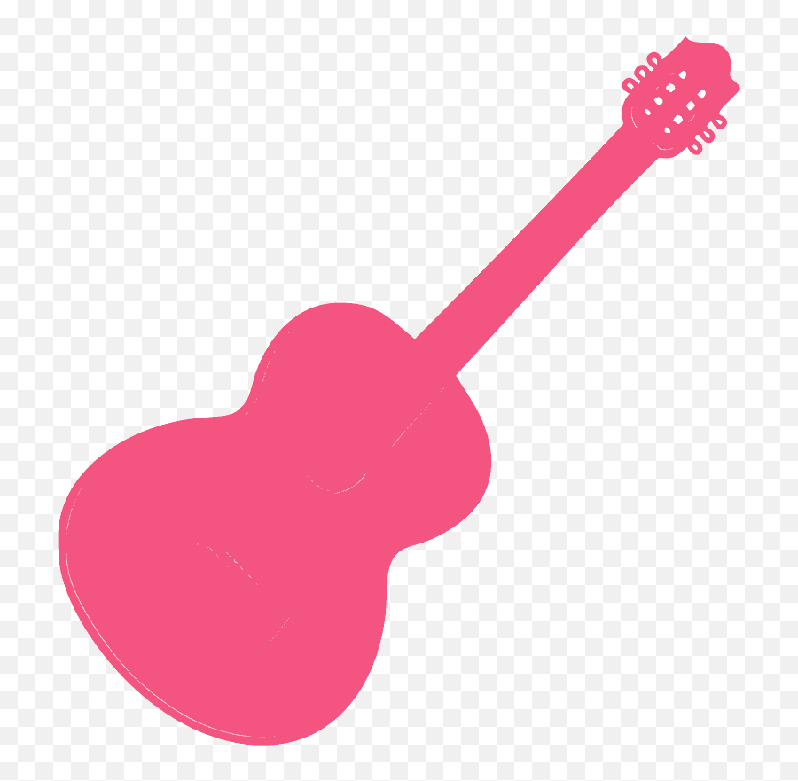 Guitar Silhouette - Guitar Emoji,Guitar Silhouette Png