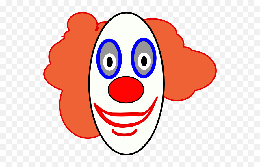 Download Creepy Clown Face Clip Art - Joker Funny Face Cartoon Emoji,Clown Face Png