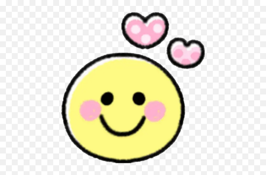 Sticker Maker - Pink Heart Emojis Happy,Transparent Heart Emojis