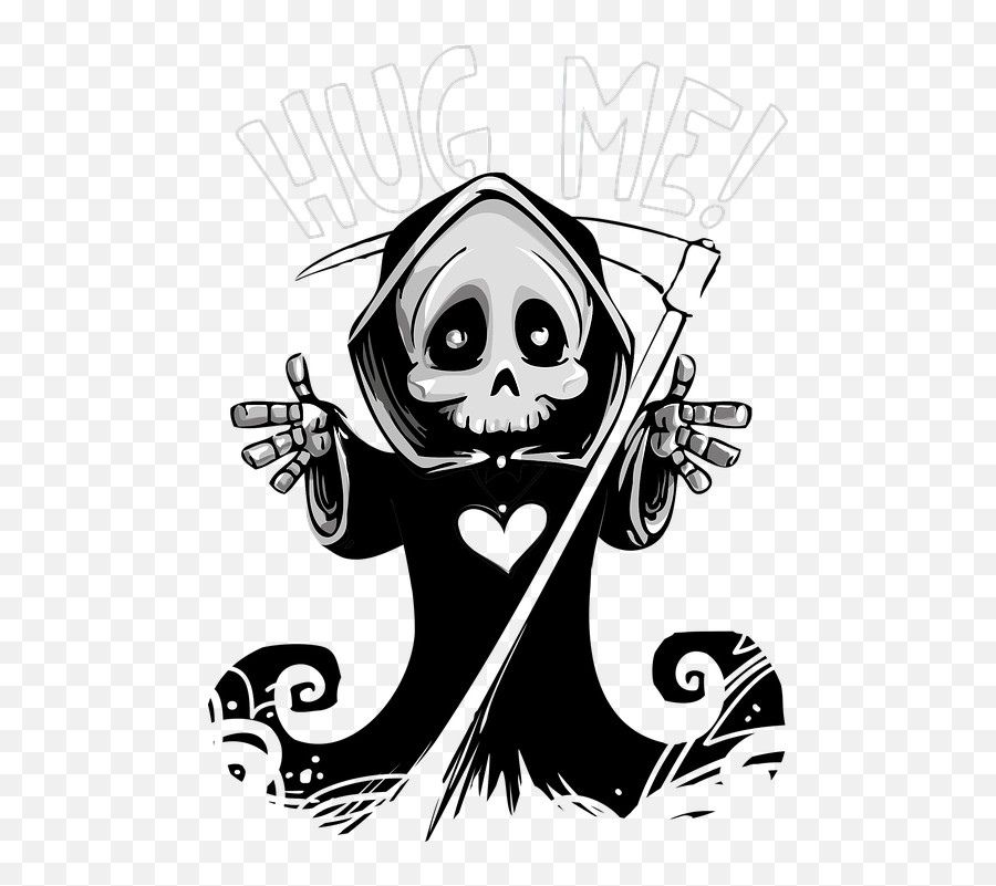 Cute Grim Reaper - Cute Grim Reaper Emoji,Grim Reaper Clipart