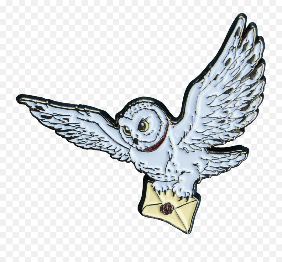 Hedwig Enamel Pin - Hedwig Clipart Full Size Clipart Harry Potter Hedwig Png Emoji,Harry Potter Owl Clipart