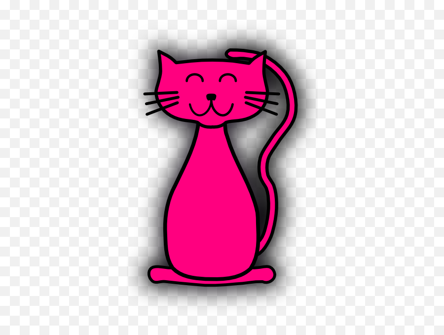 Cute Black Cat Clipart - Clip Art Bay Pink Cat Free Clipart Emoji,Black Cat Clipart