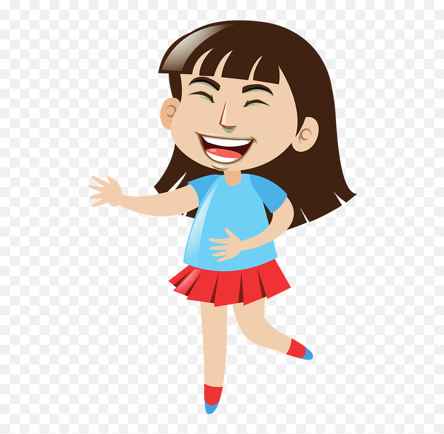 Laughing Girl Clipart - Cuento Alicia Busca A Dios Emoji,Laughing Clipart