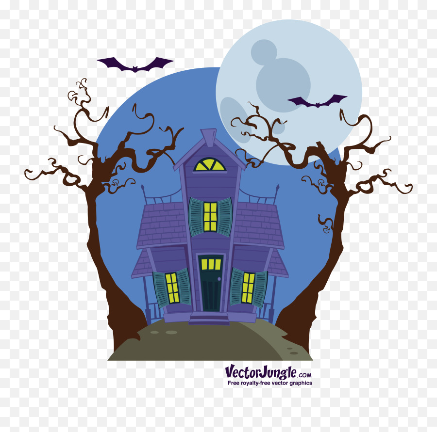 Free Pictures Of Halloween Haunted Houses Download Free - Haunted House Chibi Emoji,Haunted House Clipart