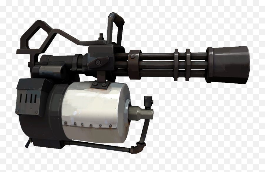 Minigun Drawing Post Apocalyptic - Heavy Machine Gun Tf2 Emoji,Machine Gun Png