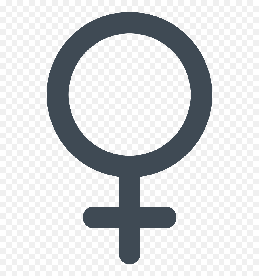 Female Gender Symbol Woman Vector Graphics - Female Symbol Emoji,Male Symbol Transparent