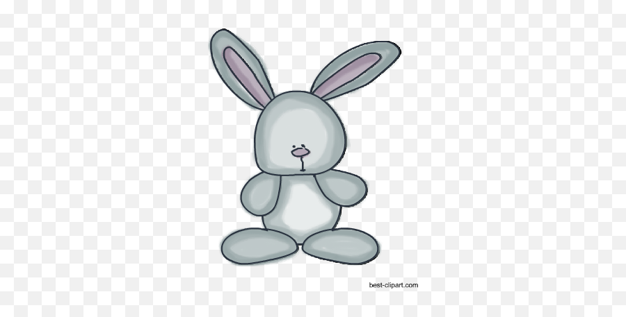 Free Easter Clip Art Easter Bunny Eggs And Chicks Clip Art Emoji,Rabbit Black And White Clipart