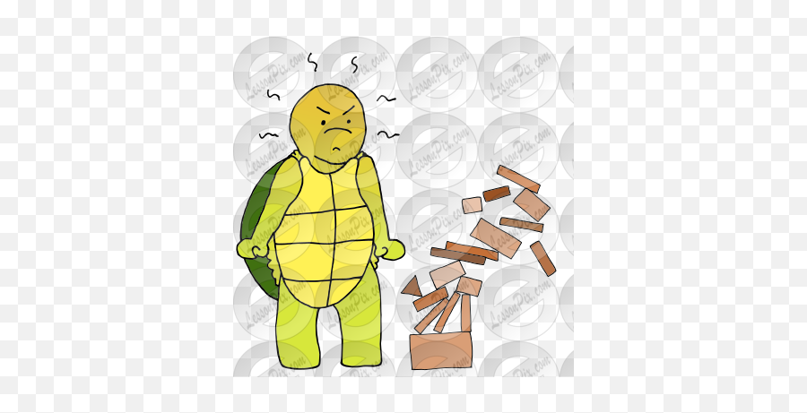 His Blocks Fell Down Picture For Classroom Therapy Use Emoji,Building Block Clipart