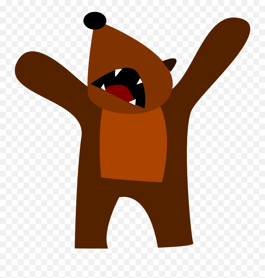 Yawning Bear Clipart Free Download Transparent Png Creazilla Emoji,Yawn Clipart
