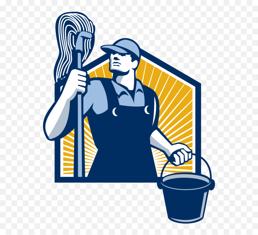 Janitor Clipart Clean Up Crew - Janitor Art Png Download Janitorial Clip Art Emoji,Clean Up Clipart