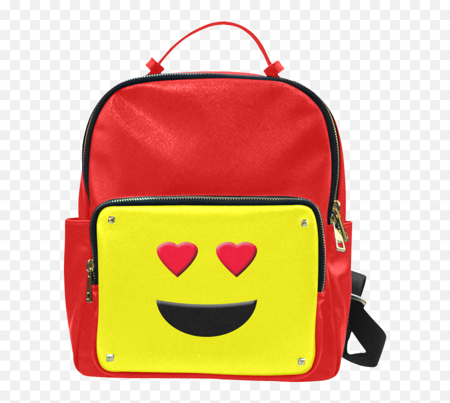 Emoticon Heart Smiley Campus Backpacksmall Model 1650 Emoji,Heart Face Emoji Png