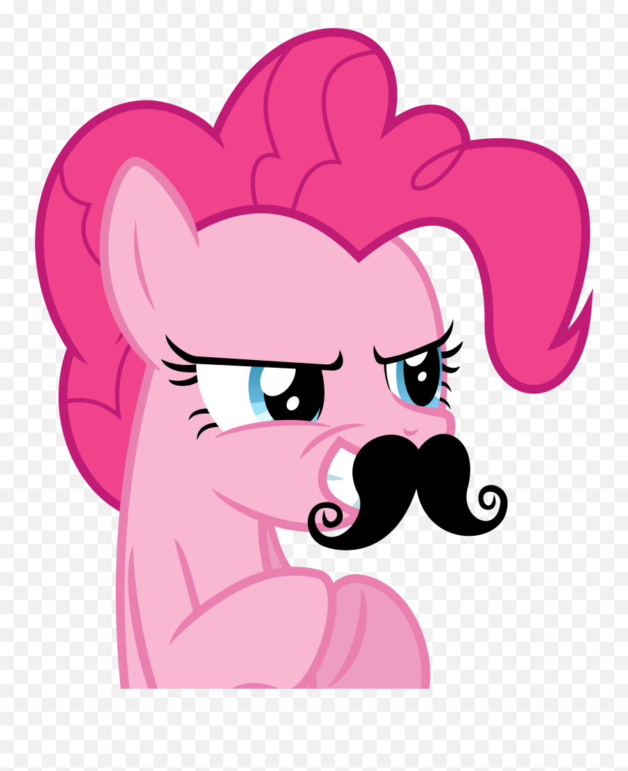 Legion - Mlp Pinkie Pie Mustache Transparent Cartoon Jingfm Emoji,Pinkie Pie Clipart