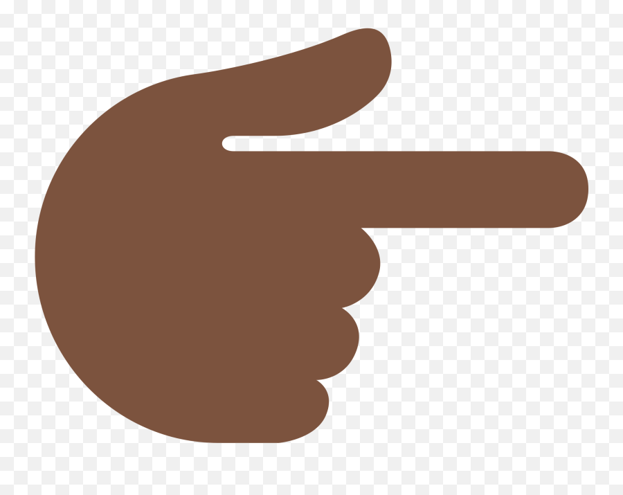 Thumb Up Emoji Png - Pointing Right Backhand Black Emoji Pointing Hand Emoji,Thumbs Up Emoji Png