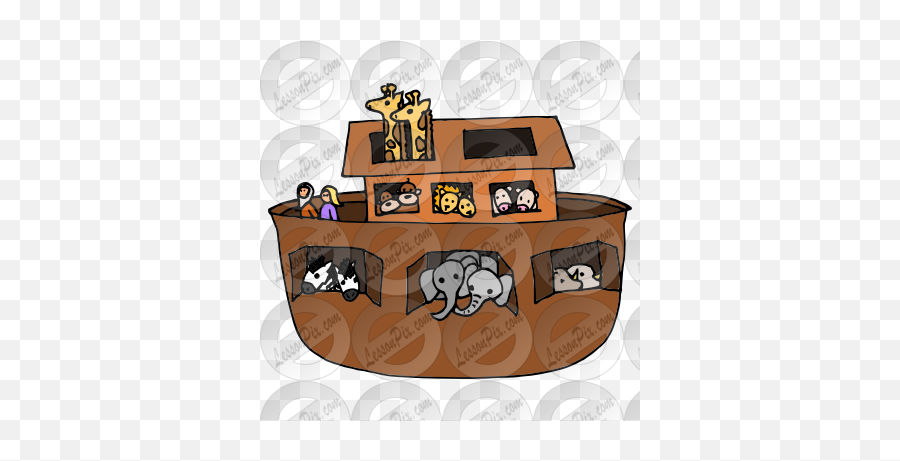 Noahs Ark Picture For Classroom - Messy Emoji,Noahs Ark Clipart
