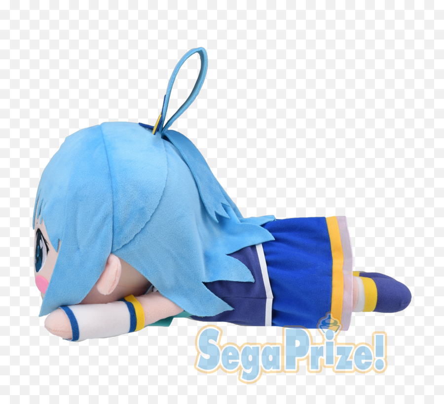 Konosuba Kuttari Nesoberi Anime Jumbo Plush Doll Goddess - Sega Prize Emoji,Konosuba Logo