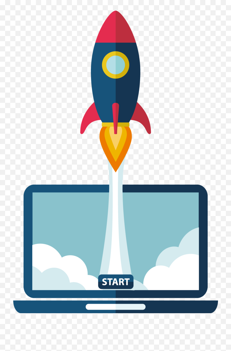 Website Launch Png - New Website Launch Png Transparent Digital Marketing And Rocket Emoji,Website Clipart