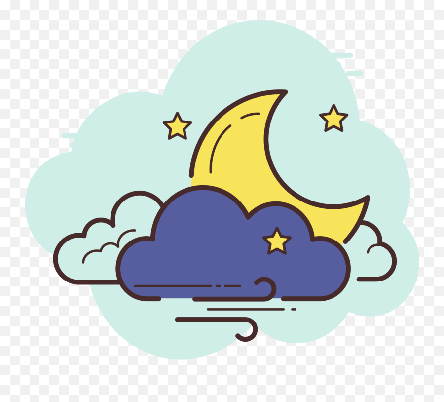 Night Wind Icon - Happy Emoji,Wind Clipart
